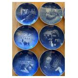 Vintage Danish Christmas Collector Plates (Lot of 19)