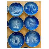 Vintage Danish Christmas Collector Plates (Lot of 19)