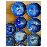 Vintage Danish Christmas Collector Plates (Lot of 19)