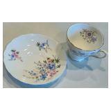 Mixed Lot of 8 China Cup & Saucer Pairs