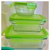 Sterilite Food Storage Container Set & Pitcher Mixed Lot