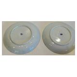 Blue & White Japanese Porcelain Dish Set (Lot of 9)