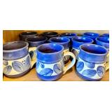 Pfaltzgraff Leaf Pattern Mugs (Lot of 12)