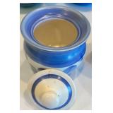 Pfaltzgraff Blue Leaf Stoneware Dinnerware Set (Lot of 14)