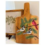 Painted Cutting Boards & Rolling Pin Mixed Lot