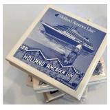 14 Coasters & 7 Shot Glasses Holland America Line Mixed Lot
