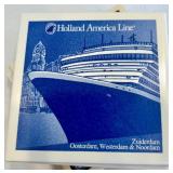 14 Coasters & 7 Shot Glasses Holland America Line Mixed Lot
