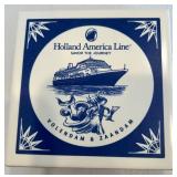 14 Coasters & 7 Shot Glasses Holland America Line Mixed Lot