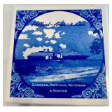 14 Coasters & 7 Shot Glasses Holland America Line Mixed Lot