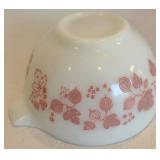 Vintage Pyrex Pink Gooseberry Cinderella Nesting Bowl