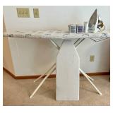 Rowenta Steam Iron, Cleaning Kits, Ironing Boards & Sad Irons (Lot of 3)