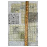 Omnigrid Quilting Rulers, Easy Angle & Task Light Mixed Lot