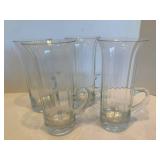 Timeworks by Uttermost Wall Clock, Irish Coffee Glasses, Candles, Napkins & Tray