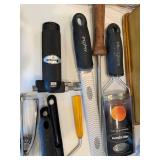 Kitchen Utensil Assortment With Granite Roaster