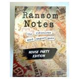 The Deadbolt Mystery Society Game Set & Ransom Notes House Party Edition Mixed Lot