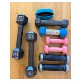 Reebok Dumbbells & Grip Trainers Mixed Lot