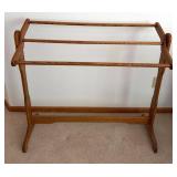 Wooden Quilt Rack 39 X 14 X 36 in