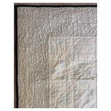 Handmade Green Patchwork Quilt