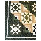 Handmade Patchwork Star Quilt