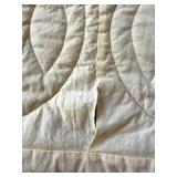 Handmade Patchwork Quilt - Blue and Wine