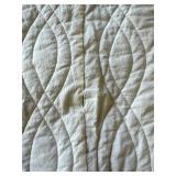 Handmade Patchwork Quilt - Blue and Wine