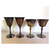 Lenox Bowl, Valero Goblets & Duck Decor Mixed Lot