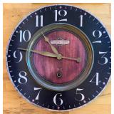 Mixed Lot: Framed Wall Art, Oval Mirror & Round Clock