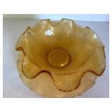 Vintage Mixed Lot of 4 Decorative Glass Bowls