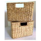 Woven Storage Basket Set (Lot of 3)