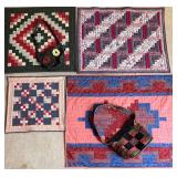 Handmade Quilt Samplers & Handbags (Lot of 6)