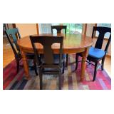 Pine Dining Table & 4 Chairs