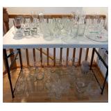 Assorted Clear Glassware Mixed Lot