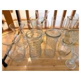Assorted Clear Glassware Mixed Lot