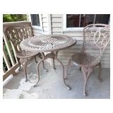 Cast Iron Patio Bistro Set (3-Piece)