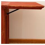Vintage Painted Drop-Leaf Cabinet