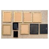 Golden Picture Frames Assortment (Lot of 10)