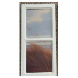 Coastal Framed Window Style Art Pair