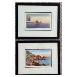 Lake Superior Framed Art Prints (Lot of 2)