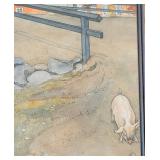 Carl Larsson - The Bridge - Framed Print
