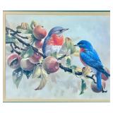 Mike Jackson - Bluebirds - Framed Print