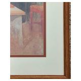 Floral Centerpiece & Framed Artwork
