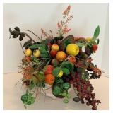 Floral Centerpiece & Framed Artwork