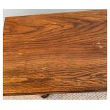 Wood Console Table With Shelf