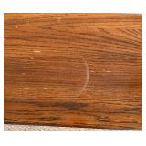 Wood Console Table With Shelf