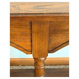 Wood Console Table With Shelf