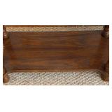Wood Console Table With Shelf