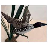 Benson Baskets & Benches Loon Basket With Loon Artwork
