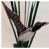 Benson Baskets & Benches Loon Basket With Loon Artwork