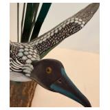 Benson Baskets & Benches Loon Basket With Loon Artwork