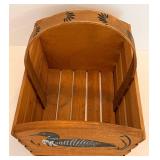 Benson Baskets & Benches Loon Basket With Loon Artwork